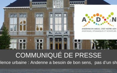 Violence urbaine : Andenne a besoin de bon sens, pas d’un shérif