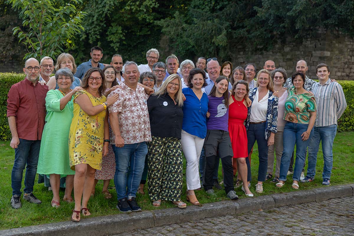 Une partie des candidats AD&N aux élections communales 2024
