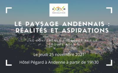 Invitation à la conférence Le paysage andennais : réalités et aspirations